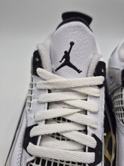 Jordan Air Jordan 4 Retro (PS) Military Black Leather Sneaker 12.5C BQ7669-111