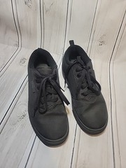 HEELYS Black Pro 20 Skate Casual Sneakers Size Youth 7 Canvas