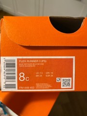 Size 8c (PS) – Nike Flex Runner 3 Blue Tint / White-Blue Beyond