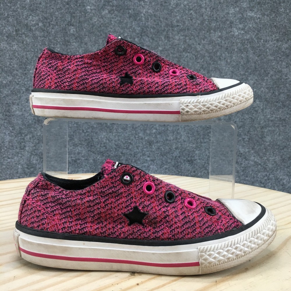 Converse Shoes Junior 13 One Star Sneakers Pink Lace Up Casual Round Toe 46619FT