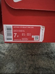 Nike Air Max 270 React Eng (GS) Kids Size 7Y