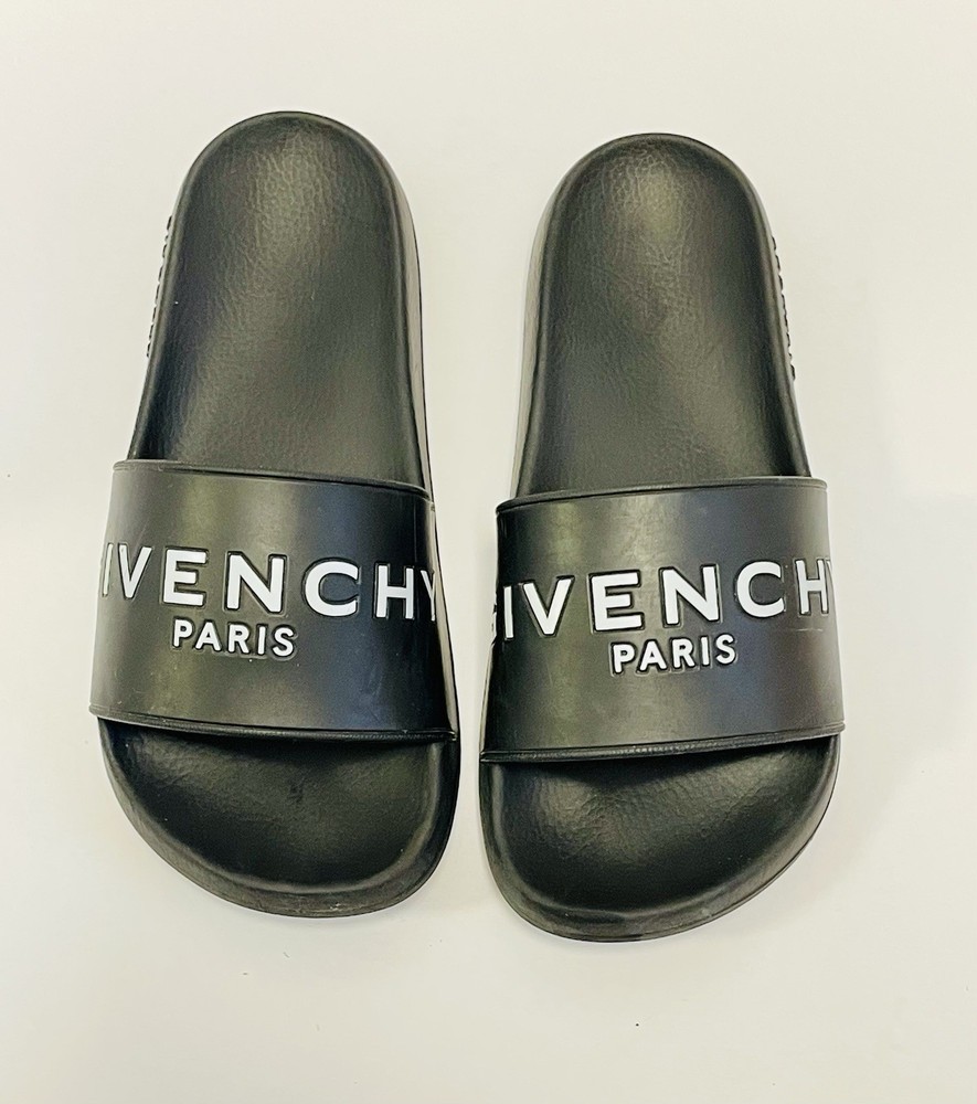 Givenchy Slides Kids Black And White See Pics For Measurements