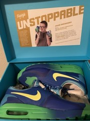 Nike Air Max Zero DB Doernbecher Blue/Green Kids Sneakers Size 6.5Y