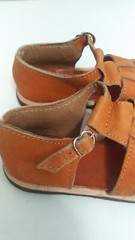 LEATHER SANDALS traditional HUARACHE unisex kids 7.5″