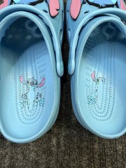 Crocs Disney Stitch Classic Clogs Blue Kids Size J5 Lilo & Stitch Character Shoe