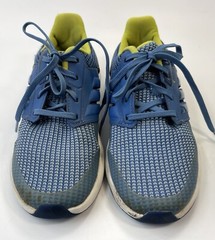 Adidas Kid Rapidarun Uncage Running Shoe Blue White Neon Size 13.5 K