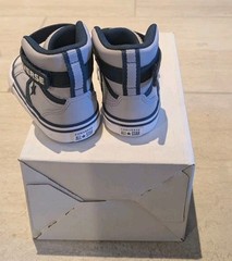 Converse Junior Pro Blaze Unisex High Top Shoes Blue Gray Size 6T