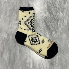 Pendleton 1 Pair Kid’s Cotton Crew Socks – Wild Blooms -L (Shoe size 13-4) -New