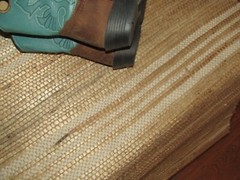 Masterson Boot Co Youth size 12.5 Square Toe Green Shafts Western Boots