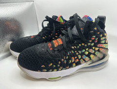 Nike LeBron 17 James Gang BQ5594-005 Black Multi Color Basketball Shoes Men’s Si