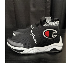 Champion Rally Pro Slip-On Mid Top Textile Sneakers Black Youth 6Y EU 38.5