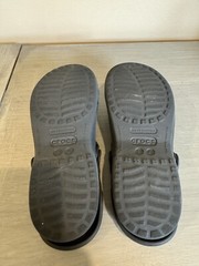 Crocs Kids Unisex Black Double Strap Clog Comfort Slip-on Shoes Unisex 2 4