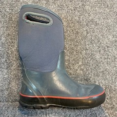 BOGS Kids Youth Size 1 Classic Handle Solid Waterproof Insulated Rain Snow Boot