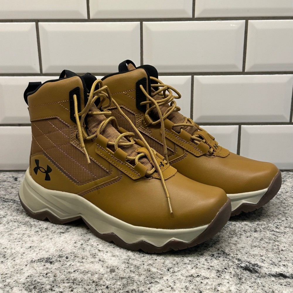 Under Armour Kids Stellar G2 6 Inch Boots Tan Youth Size 7Y Waterproof