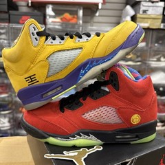 Size 5.5 (GS) – Jordan 5 Retro SE Mid What The