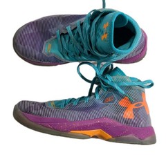 Under Armour Steph Curry SC 2.5 Purple & Teal Shoes Size 4.5Y