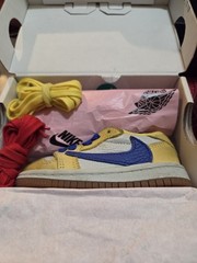 Travis Scott Jordan 1 Low Canary