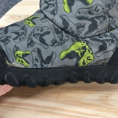 Bogs Waterproof Boots Youth 5 B-Moc Snow Cool Dinos Multicolor Pull On Round Toe