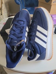 Adidas Run 70s 2.0 J JI2267 Kids Running Shoes Size 4.5 Brand New With Box