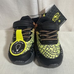 Athletic Works Dinosaur Sneakers Kids Light Up Size 6 NWT