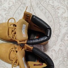 Unisex Timberland Leather Construction Boots Cornbread Youth Size 5M