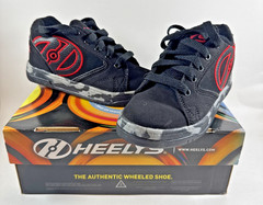 Heelys Wheeled Skate Shoes Propel 2.0 Youth Male Size 1 US Black/Red 770807H