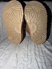 UGG Neumel Brown Suede Ankle Bootie Lace-Up Unisex Kids US 8 1017320T