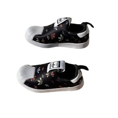 Adidas Kids Superstar 360 Low Repeat Logo – Black – GX1868 Size 13K