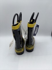 Monster Trucks Rubber Rain Snow Boots Youth 7 Boys Girls Black /Yellow NWT