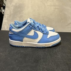 Nike Dunk Low UNC Shoes Toddler 10.5C Blue White Leather Sneakers CW1588-103