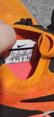 Nike Epic React Flyknit Youth 5.5 Orange Black Running Sneakers Shoes