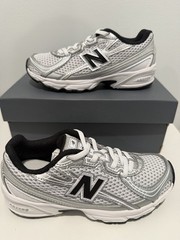 New Balance 740 Bungee Lace Mesh Sneakers Gray/Black/White Kids US 12 M PZ740NW
