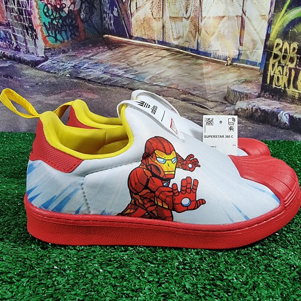 ‚Adidas X Marvel‘ Superstar 360 C Iron Man Kids Originals – FX4880 Size 3 (W28)