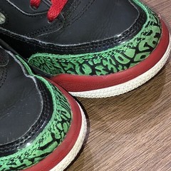 Nike Air Jordan Spizike Black Varsity Red Classic Green 317700-026 Youth 1.5