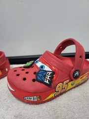 Crocs Lightning Mcqueen Classic Clog Cars Disney Pixar Light Up Red C 10