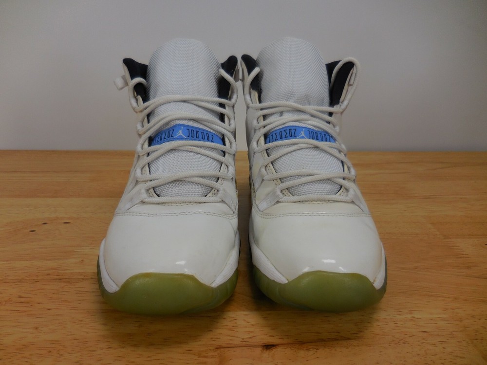 Nike Air Jordan 11 Youth Size 7Y Retro White Legend Blue BG 378038-117 Sneaker. 