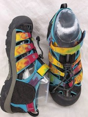 Keen Whisper Tie-Dye Bungee Adjustable Sport Fisherman Sandal Shoes Youth US 6