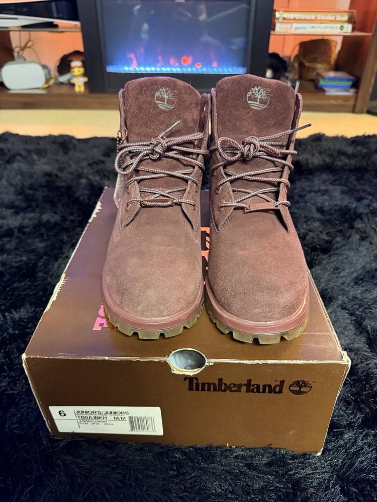 Timberland 6 inch Premium Boot Limited Edition Dark Red Junior Size 6M