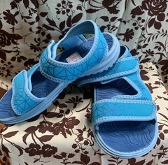 Teva Tidepool Turquoise Strappy Sandals Unisex Kids Hook & Loop Lightweight 11
