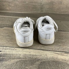 Nike Air Force 1 314193-117 Kids Triple White Leather Sneaker Shoes Size US 2 Y