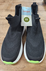 Cat & Jack Kids Pull-on Ari Sneakers, Black, SZ 8, 9, 10, 11, NWT SHIPS FREE
