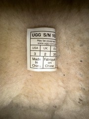 UGG 1017703K Shearling Style Brown Mid-Calf Boots Kids US 3 UK 2 EU 35