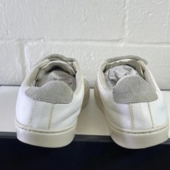 Veja Esplar Pink White Leather Double Strap Little Girls Size 2 US/1.5 UK