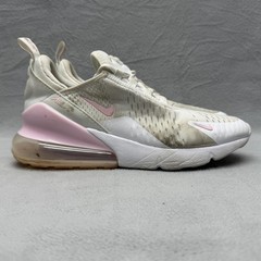 Nike Air Max 270 Shoes Youth Size 5Y White Pink Running Sneakers 943345-122