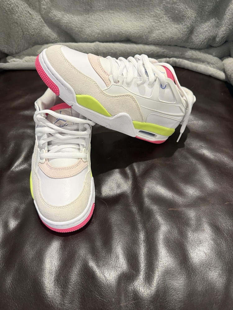 Nike Air Jordan 4 RM GS White Hyper Pink Royal Pulse IH0169-100 Size 7Y / 8.5W