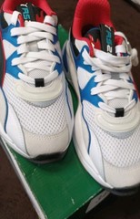Puma RS-2K Internet Exploring Jr White Lapis Blue Sneakers 374220-02 Size 6C/5Y