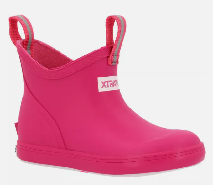 Xtratuf Kid’s Ankle Deck Boot – Neon Pink XKAB451Y