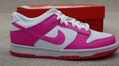 Nike Dunk Low Laser Fuchsia Pink GS Size FB9109-102 Size 7 Youth