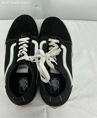 Vans Black And White Old Skool Low Classic Skate Casual Shoe Unisex Kids 6