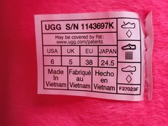 UGG Classic Brellah Mini Super Coral Rain Boots Pink Kids 1143697K Size 6